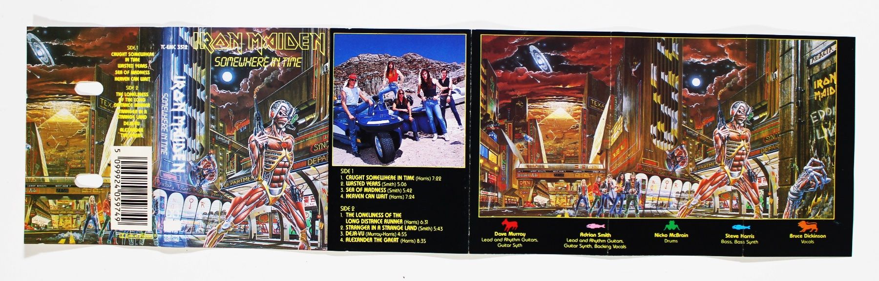 Musicassette: IRON MAIDEN - SOMEWHERE IN TIME 1986 - England – Usato da Brüttisellen venduto da Collector-Corner 3