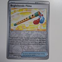 Item Begleitende Flöte Pokémon Karte guter Zustand