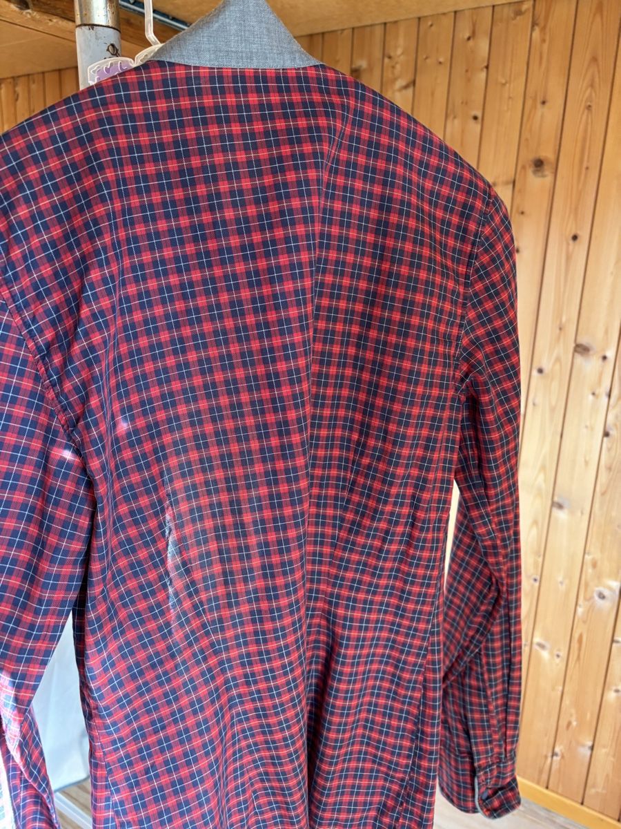 Camicette: Damenbluse Groesse S kariert mit Rueschen – Usato da Kaltbrunn venduto da Modern 3