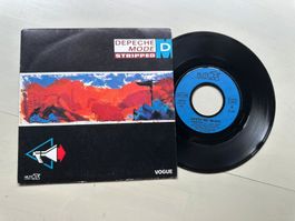 DEPECHE MODE tolle Single Stripped France Vouge 80's Kult