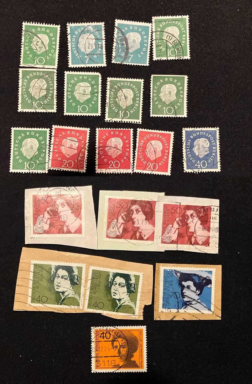 Tous les timbres: Briefmarken Deutsche Post, diverse Sujets – D'occasion à Basel par djwwpp