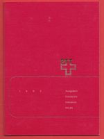 1984 Original PTT Jahresbuch  ERSTTAG  gestempelt