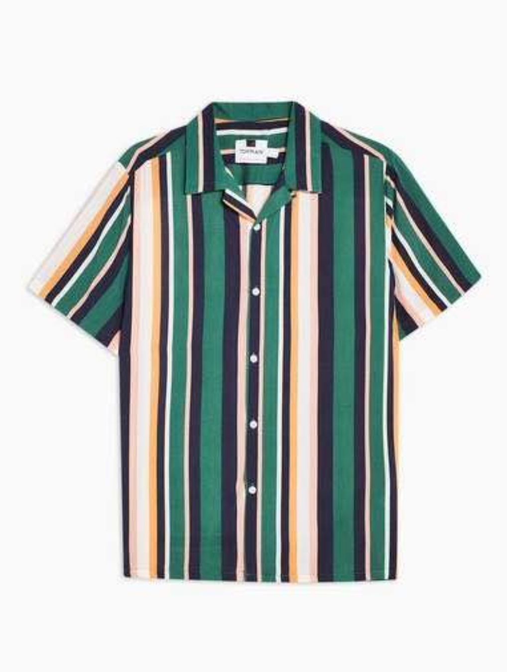 Camicie: Gestreiftes Kurzarmhemd Herren Topman Gr.L – Usato da Zürich venduto da gb23 1