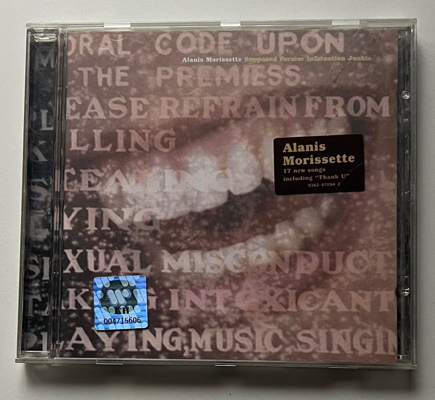 CD: Alanis Morissette / Supposed Former Infatuation Junkie – Usato da Näfels venduto da rottabi
