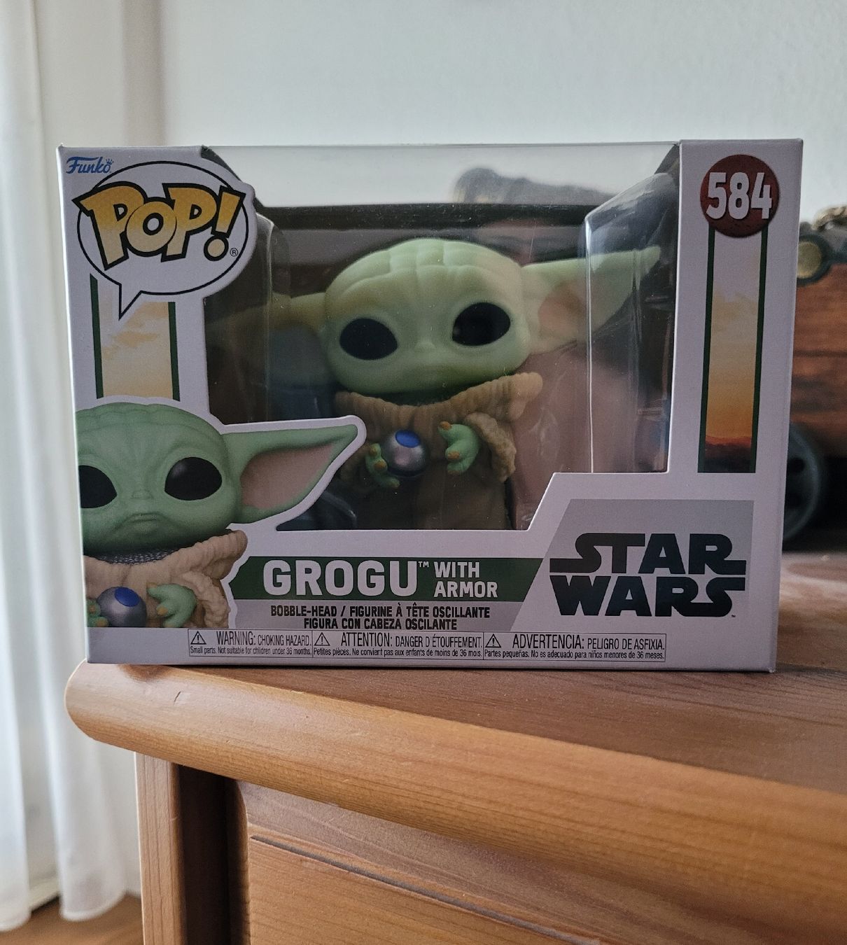 Star Wars Figuren: Funko Pop! Star Wars - Grogu with Armor - Selten! – Neu und originalverpackt aus Heinrichswil von Mari-75 4