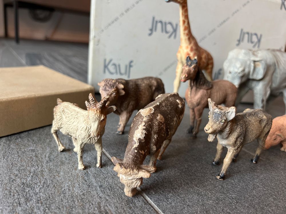 Balacoo Fuchs-Figuren – 3 Stück, 5x3 Cm, Kunststoff, Wildtier-Spielzeug