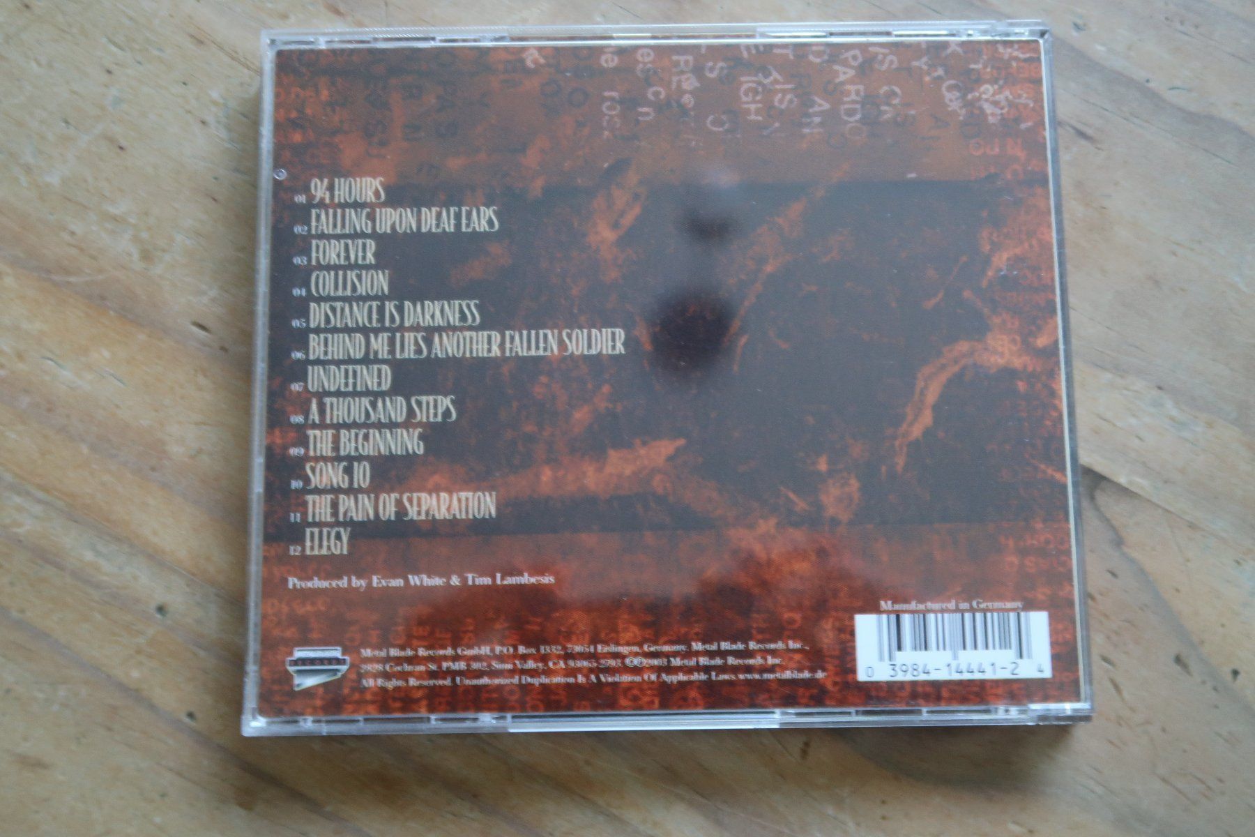 CD: AS I LAY DYING - FRAIL WORDS COLLAPSE - CD – Usato da Basel venduto da Patiscat 1