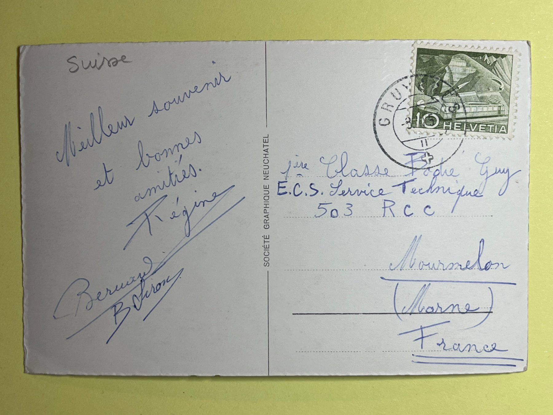 Ansichtskarten: Hospice du Grand-St-Bernard – Gebraucht aus Steg VS von _vinci_ 1