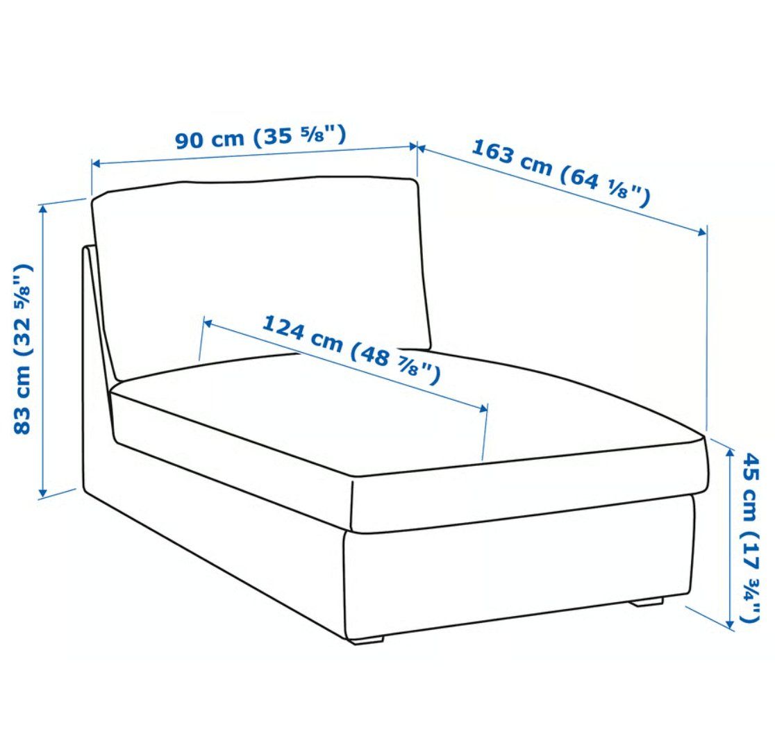 Ikea Divani: Ikea KIVIK Sofa Récamiere Leder schwarz – Usato da Ried-Muotathal venduto da Ranax 2