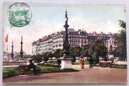 Genève - Quai du Mt-Blanc et Monument Brunswick