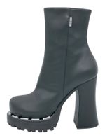 Moschino Shoes Leather Ankle Boot EU 40 Schwarz
