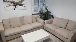 3-er und 2-er Sofa von Ikea (Grönlid)