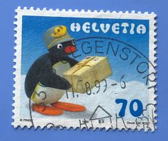 Nr.964 Klein-Pingu GESTEMPELT Sonderpostmarken 1999