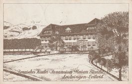 Leubringen-Evilard- Karte gelaufen-1912-Künstler-Litho signi