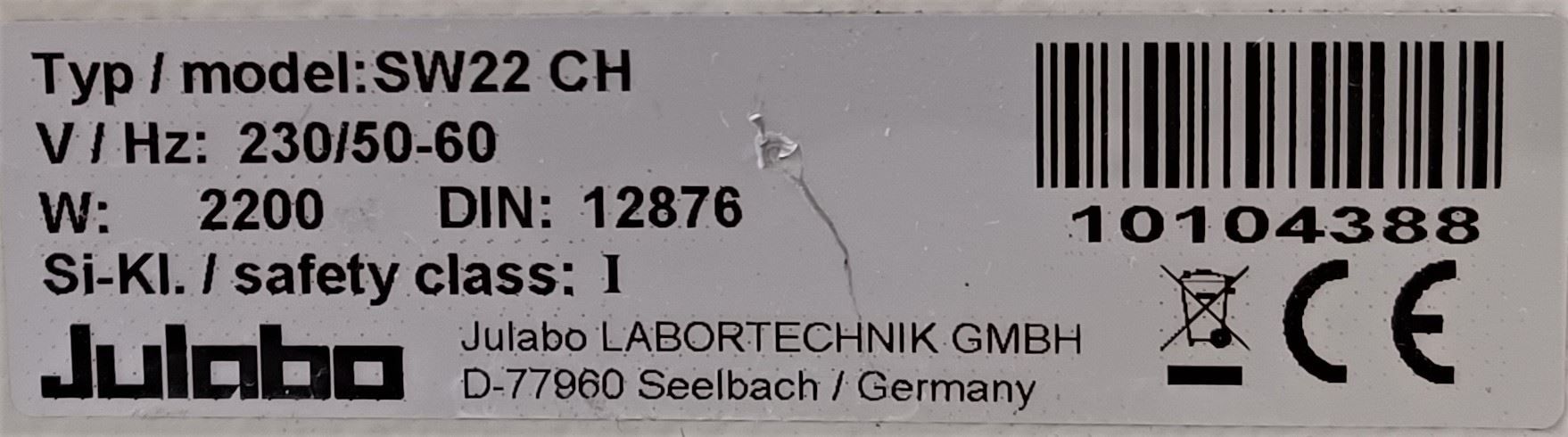 Accessori da laboratorio: JULABO SW 22 Schüttelwasserbad – Usato da Niederdorf venduto da LeptonAG_Labor 8