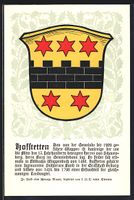 Hoffstetten /ZH, Wappen der Gemeinde mit