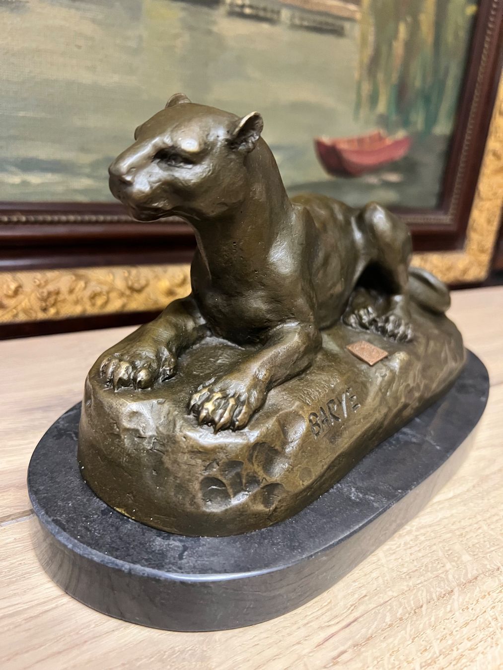 Sculture & Statue: Massive Leopard Bronzefigur Art-Deco ⚠️ – Usato da Oberengstringen venduto da Cici7 2