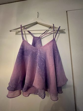 Sommerliches Hängertop, lila/rosa, Grösse S, neuwertig