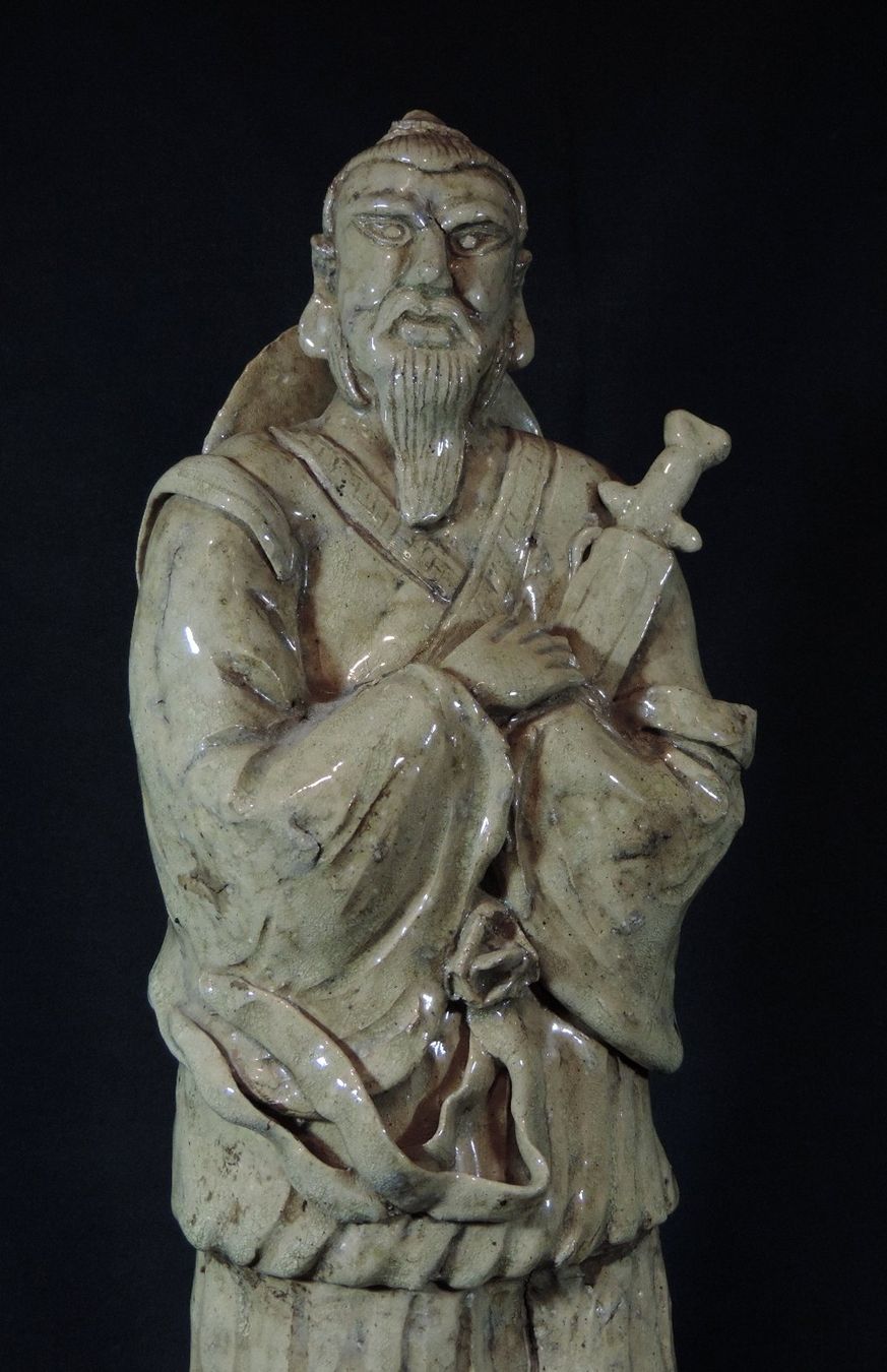 Skulpturen & Statuen: alte, chinesische, Keramik Figur, glasiert – Gebraucht aus Duggingen von roterbambus 4