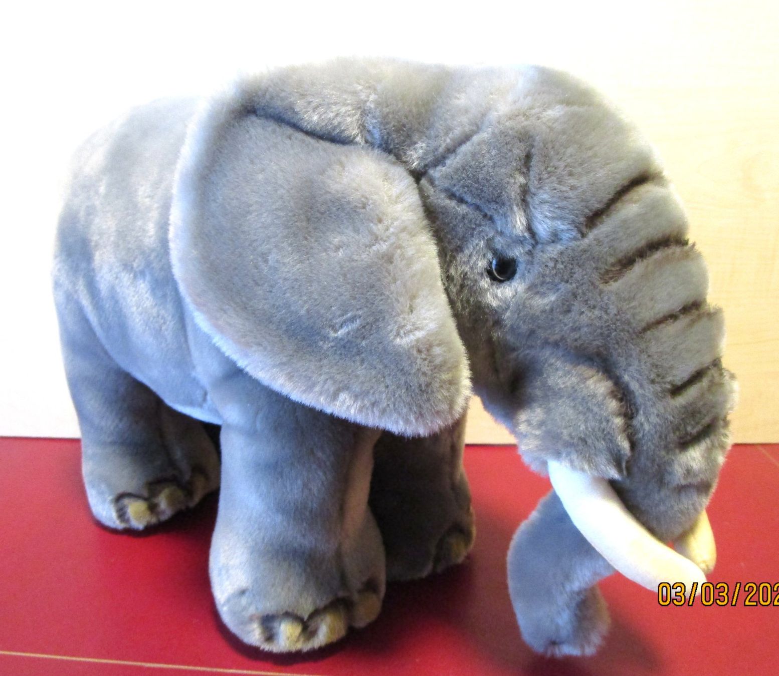 Steiff Giocattoli: STEIFF ÉLEPHANT " TRAMPY " ORIGINAL 40cm N° 063367 – Nuovo (secondo la descrizione) da Chêne-Bourg venduto da breno56 1