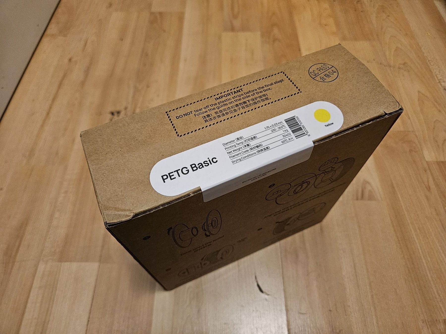 Bambu Lab Filament: Bambu Lab PTEG Basic Yellow (1 kg Refill) – D'occasion à Winterthur par Moineau_Mechanics
