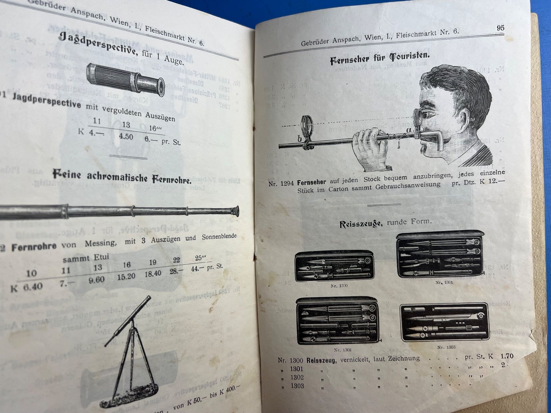 Libri: Preis Katalog Optische Waren Ansbach Wien – Usato da Unterengstringen venduto da Gustav03 6