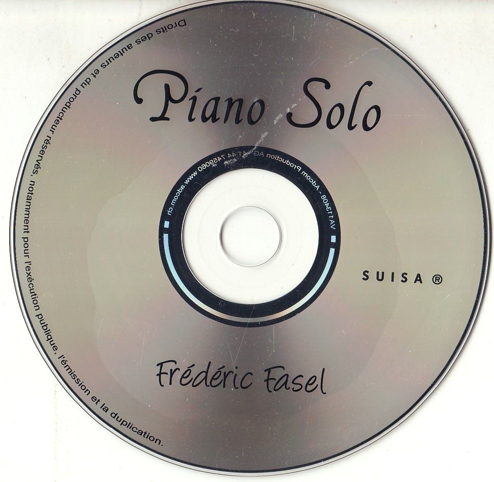 CD: Frédéric FASEL : Piano Solo – Nuovo (secondo la descrizione) da Boussens venduto da catfood01 1