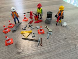 Playmobil Baustellen Set mit Figuren gebraucht