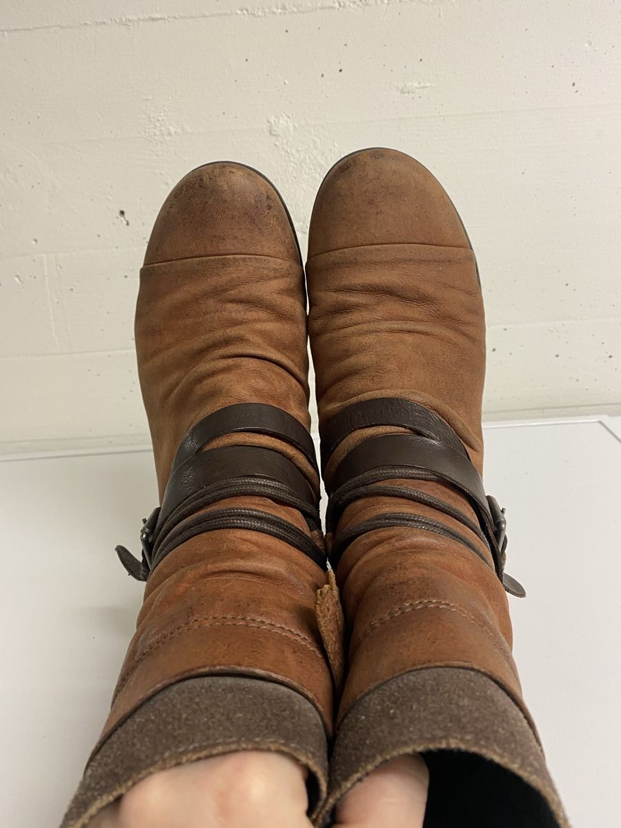 Damenschuhe: Leder-Stiefeletten Gr 38 im Cowboy-Stil – Gebraucht aus Wetzikon ZH von Louisiana-Girl 8