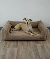 Panier chien HS-Hundebett XL 90×110 chameau — NEUF