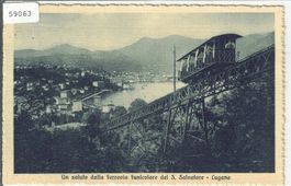 Un saluto dalla Ferrovia Funicolare del San. Salvatore - Lug