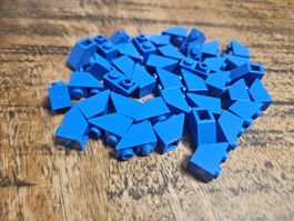 lego 3665 lot de 40 pièces Blue Slope, Inverted 45 2 x 1