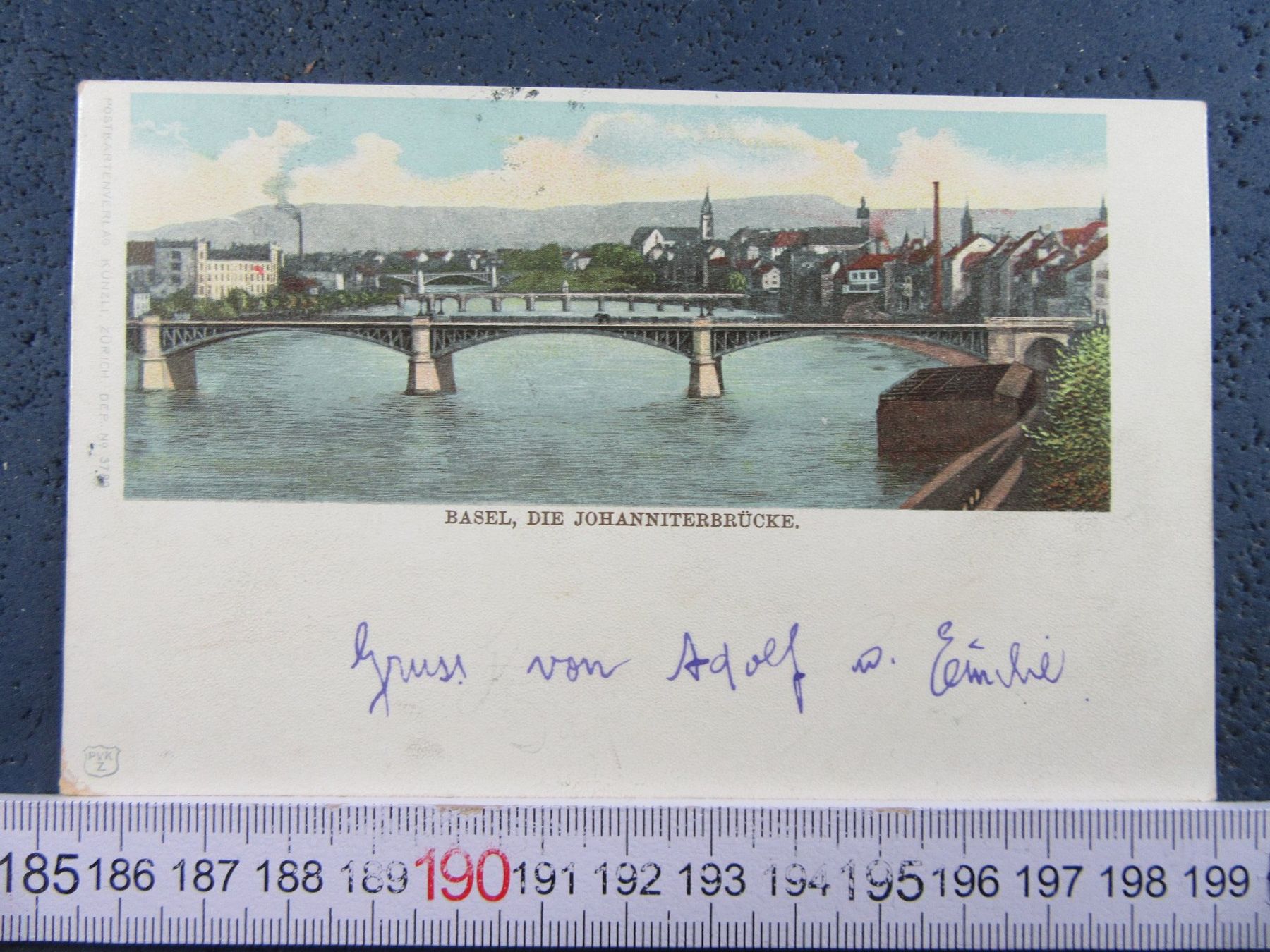 Cartoline postali: BASEL 1900 JOHANNITERBRÜCKE AK-BS – Usato da Ettingen venduto da Hausi4711