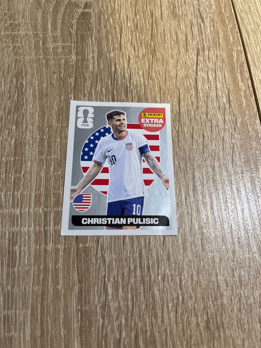 Panini Carte collezionabili: Panini coupe du monde 2026 extra Sticker Pulisic argent – Nuovo (secondo la descrizione) da Tolochenaz venduto da matpower