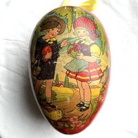 Vintage, Papp-Osterei, 50er Jahre