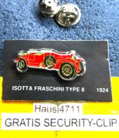 ISOTTA FRASCHINI TYPE 8 1924 AUTO PIN GLASIERT SECURITY-CLIP
