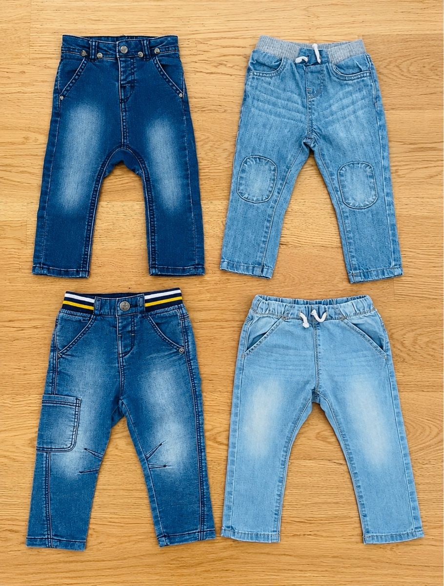 Hosen: 4 Pantalons Jeans Taille 80 – Neu (gemäss Beschreibung) aus Sion von FashionStore3