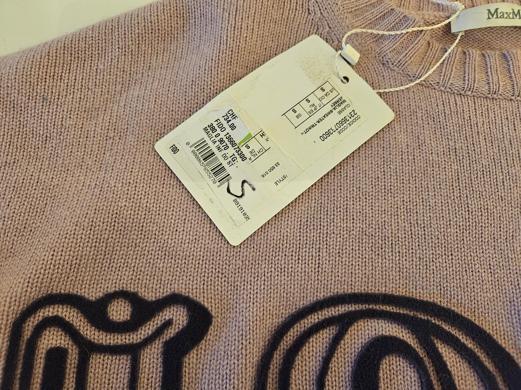 Max Mara Maglioni & Felpe: Max Mara Pullover Neue Saison S Kaschmir NP 734.- – Nuovo (secondo la descrizione) da Bern venduto da Alea6892 4