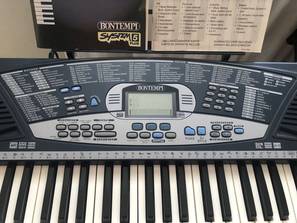 Keyboard Bontempi System 5 Plus (Gebraucht) in Rothenhausen für CHF 59 ...