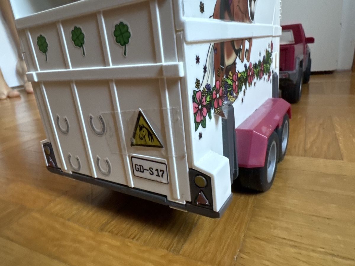 Schleich Giocattoli: Schleich Pferdeanhänger – Usato da Umiken venduto da hope2008 4