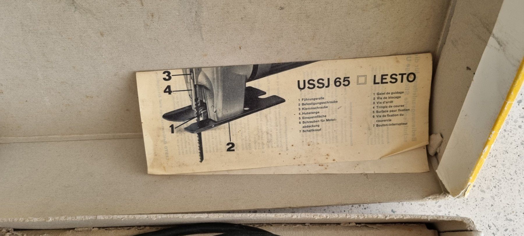 Lesto Seghe: Lesto USSJ 65 Sticksäge – Usato da Derendingen venduto da Rider3 2