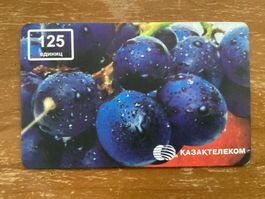 Telefonkarte Kasachstan Trauben