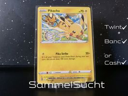 Pokemon ⚡ Pikachu Einzelkarte #49 Silver Tempest ⚡♦