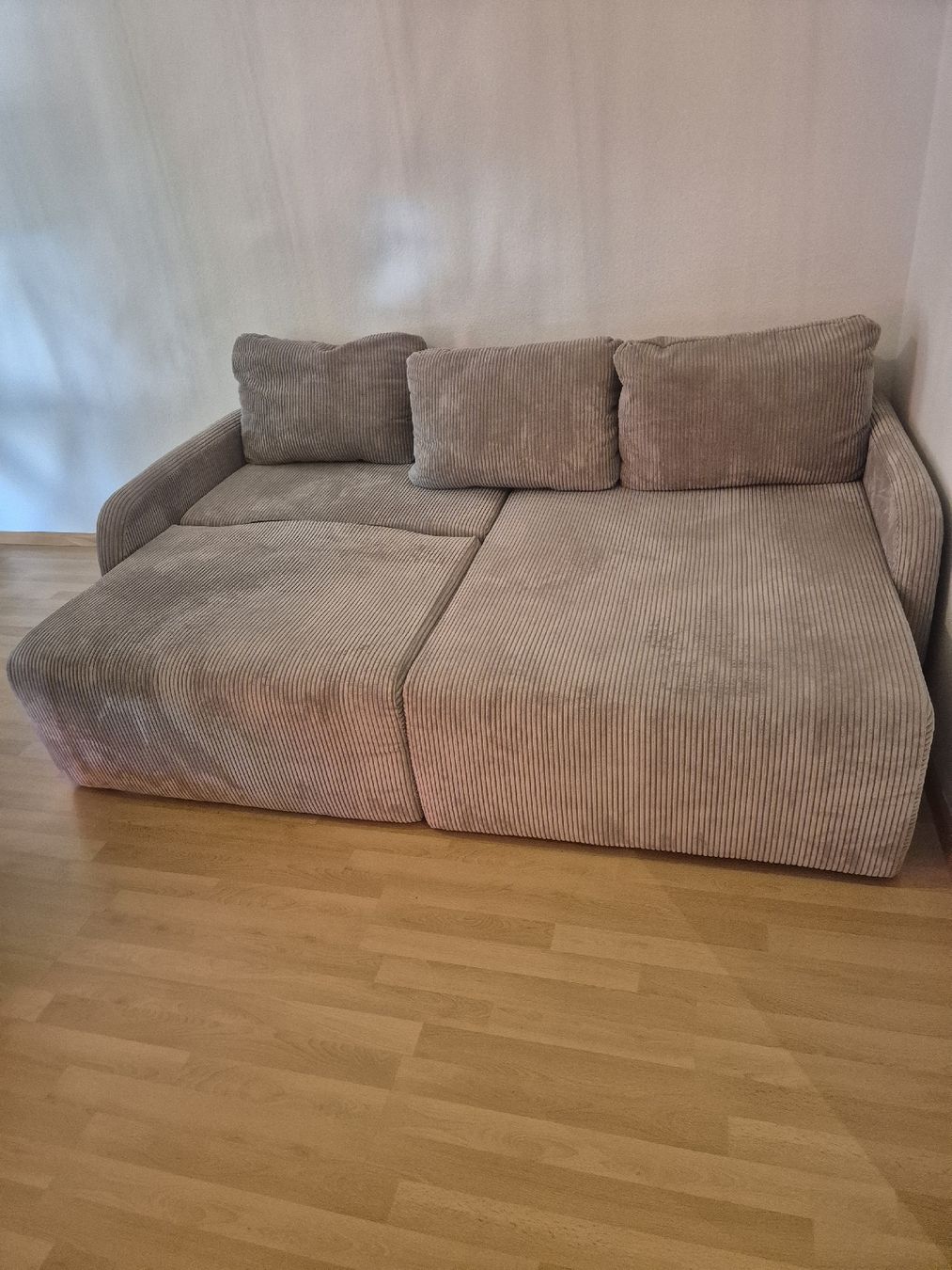 Sofas: ECKSOFA Cord Beige – Gebraucht aus Füllinsdorf von S.Cipolla 1