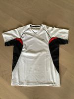 Sportshirt, Gr. M, weiss/schwarz/rot