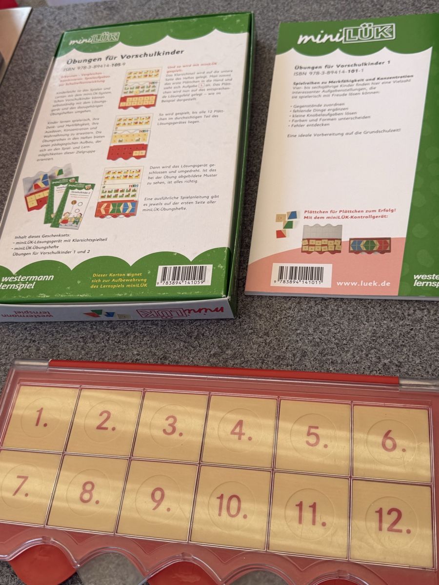 Giochi: Mini Lük Lernspiel Mit Hefte – Usato da Deitingen venduto da Himhip 3