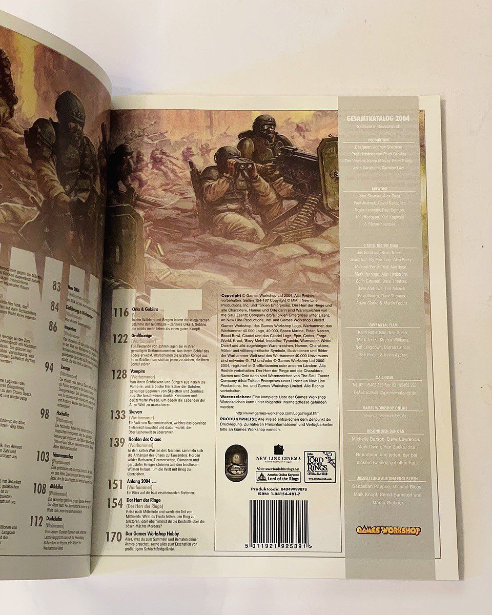Bücher: Games Workshop Gesamtkatalog 2004 Warhammer gebraucht – Gebraucht aus Duggingen von nad_6yzh 1