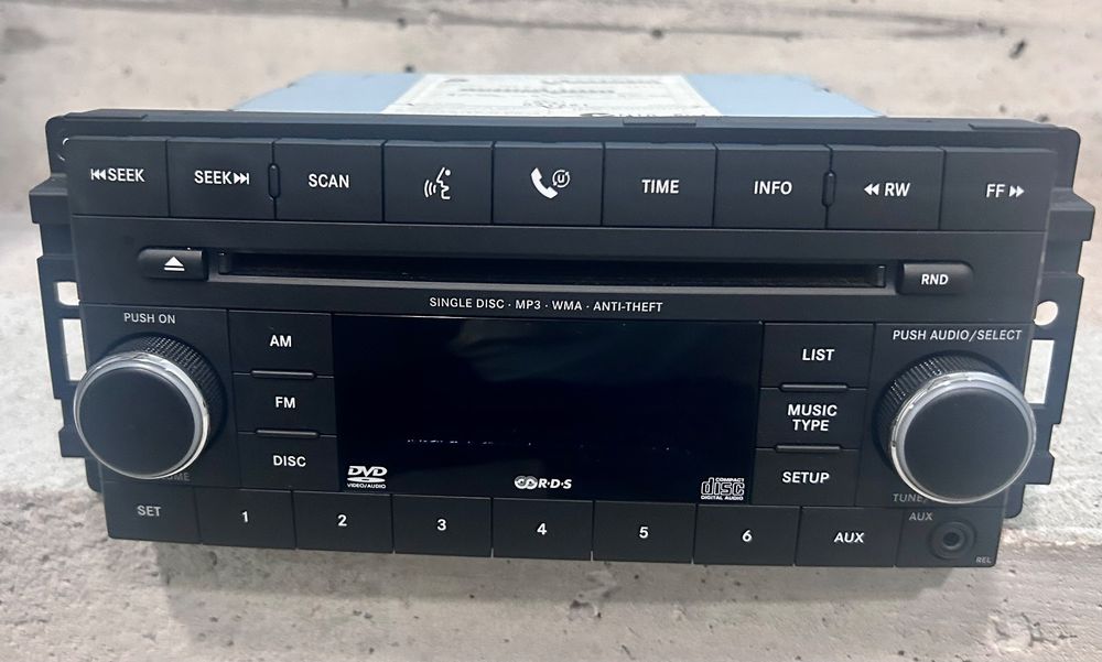 Cornice Fascia Radio 10 Pollici Per Chrysler Grand Voyager 2006-2012 - Pannello In ABS, Solo Cornice