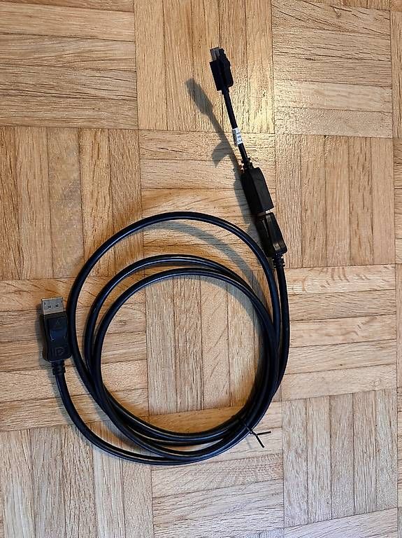 Kabel: 2m DP-to-DP cable with DP-USB-B extension – Gebraucht aus Adlikon b.Regensdf von Tao1603 2