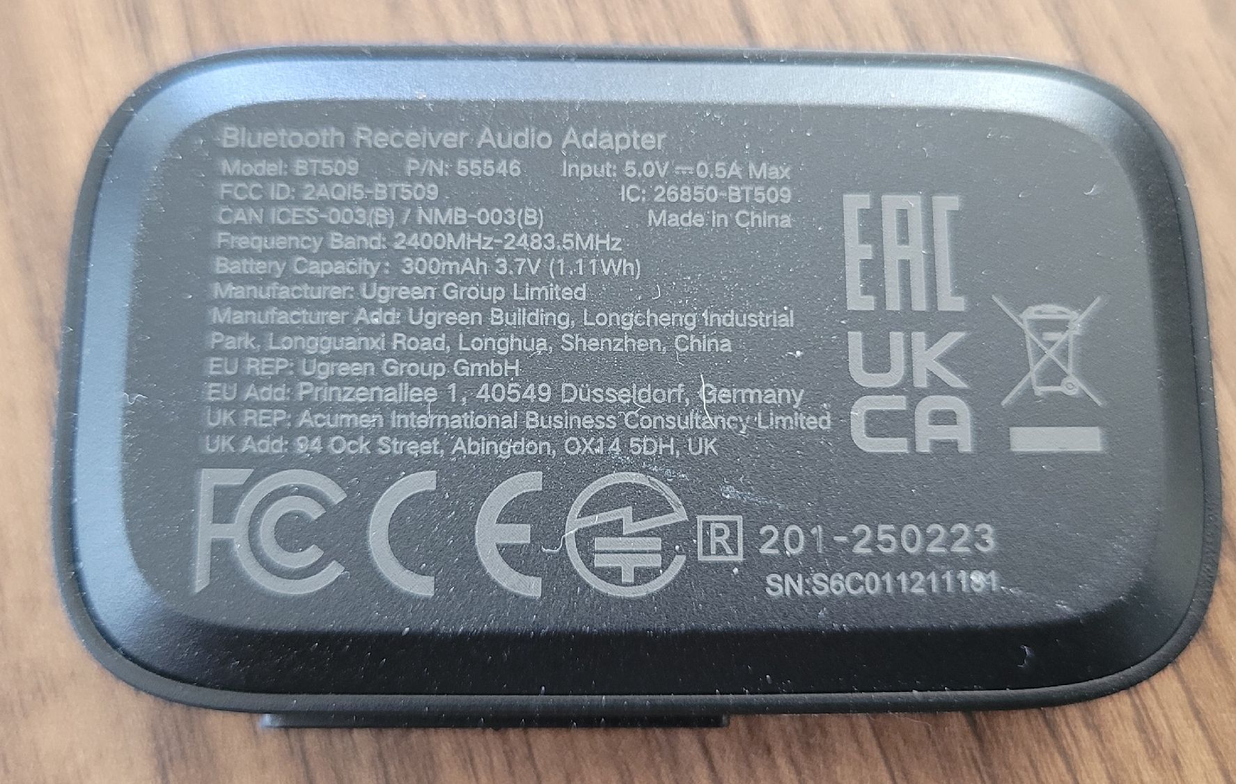 Ugreen Laufwerke & Adapter: UGREEN BT 509, Bluetooth Audio Adapter – Neu (gemäss Beschreibung) aus Brunnen von har_8tr2 4